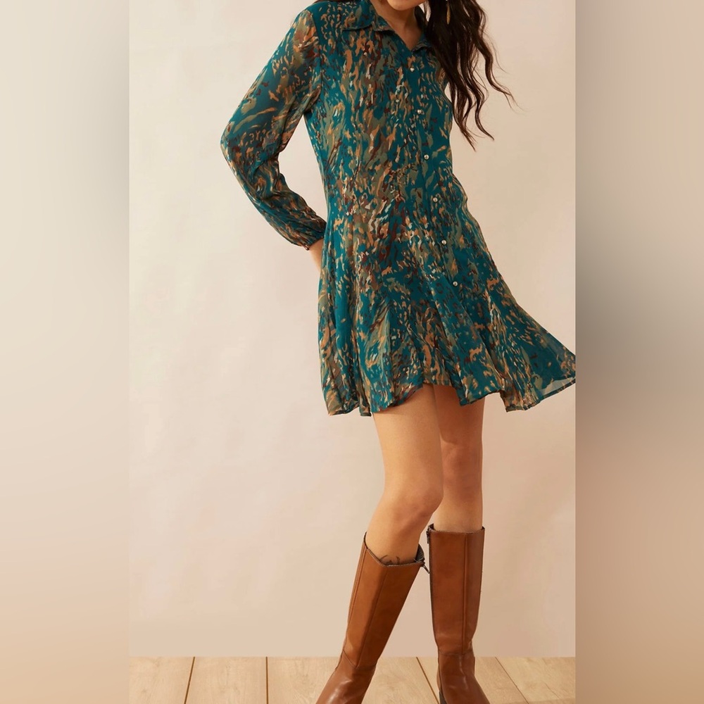 BOHERA AURORA’S LOVE FLOW Long Sleeve Dress size L